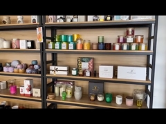 El Yapımı David Alçı Alçı Kokusu Gardenya Noel İçin Kokulu Mum