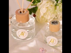 Lüks Parfüm Yağı Siyah Cam Şişe Kamış Difüzör 100ml