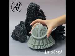 Kurşunsuz Fitiller Seramik Soya Kokulu Mum 230g 6*6*10cm