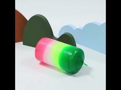 Dekorasyon Aroma Ev için Limon Verbena Sütunu Gökkuşağı Mum