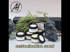 ODM 6 Oz Teneke Konteyner Mum Kırmızı Yeşil Yuvarlak Kahve Çekirdeği ile