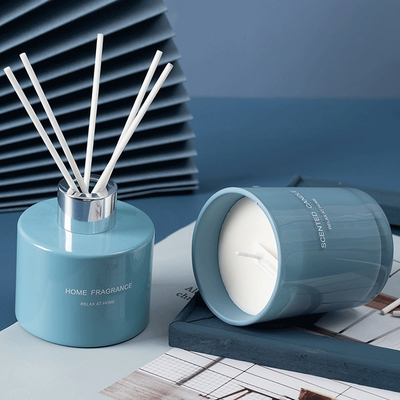 AROMA HOME Parfüm Yağ Kamış Difüzör Kokulu Mum Eşsiz Tasarım
