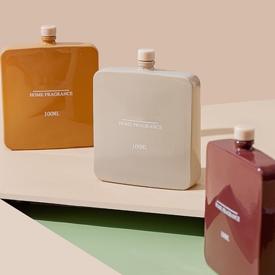 Ev Ofis için Koku Çubuğu Hava Yenileme Aroma Reed Difüzör Yağ Cam Şişe 100ml