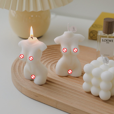 AROMA EV El Yapımı Özel Etiket Özelleştirilmiş Kadın Vücut Kıvrımlı Kadın Gövde Çıplak Model Şekilli Oyma Koku Soya Balmumu Şekeri
