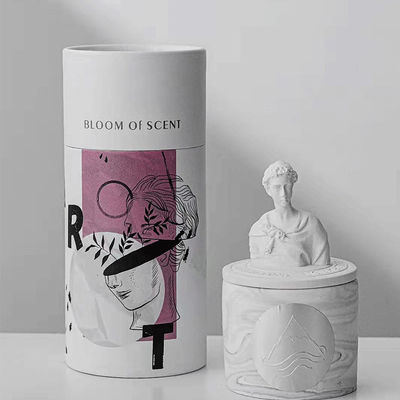 AROMA Özel Dekoratif Mumlar Koku Yunan Heykel David Heykeli Gemiler Mumlar L Ile Kokulu Seramik Mum Kavanoz