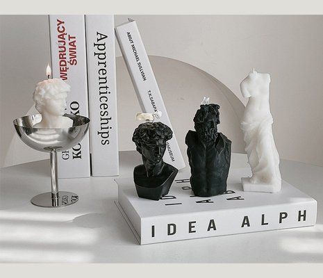 AROMA EV Romantik Aşk Kokulu Mumlar David Venüs Laocoon İnsan Vücudu Heykel Soya Balmumu Kokulu Mumlar Doğum Günü Hediyeleri