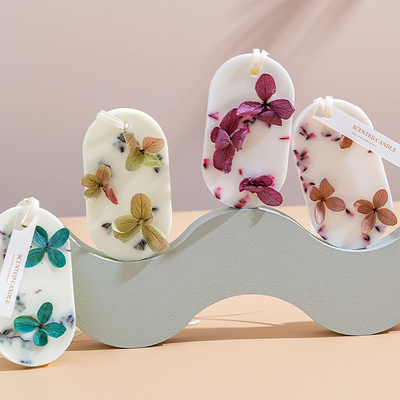 AROMA EV Toptan El Yapımı Kurutulmuş Çiçek Araba Ev Kokusu Kokulu Soya Balmumu Tabletleri Mum