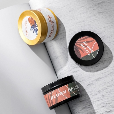 AROMA HOME Özelleştirilmiş Mini Siyah ve Altın Renk Hediye Seti 5 Koku Ev Kokusu Kokulu Soya Balmumu Mum