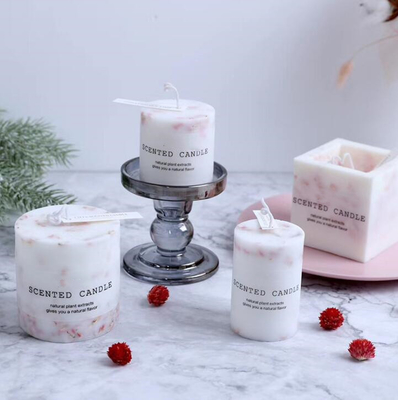AROMA EV Lüks Düğün Hediyesi Seyahat Kokulu Sütun Mumu Özel Logo