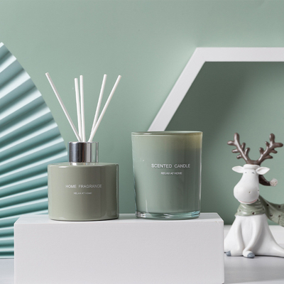 AROMA HOME Parfüm Yağı Benzersiz Reed Difüzör Kokulu Mum Hediye Kutusu Seti