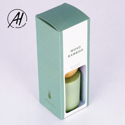 Woody Taste Reed Difüzör Bireysel Hediye PVC Pencere Kutusu Ambalaj Shrink Film 150ml