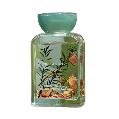 140ml Esansiyel Yağı Reçine Kapak Seti Çanta Gül Çiçeği ile Taze Parfüm Reed Difüzör