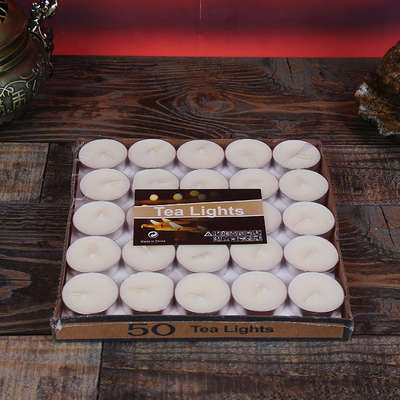 Aromaterapi Kalp Şeklinde Dumansız Tealight Soya Mumu Kokulu Mumlar 50 Adet