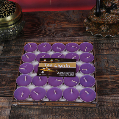 Aromaterapi Kalp Şeklinde Dumansız Tealight Soya Mumu Kokulu Mumlar 50 Adet