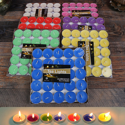 Aromaterapi Kalp Şeklinde Dumansız Tealight Soya Mumu Kokulu Mumlar 50 Adet
