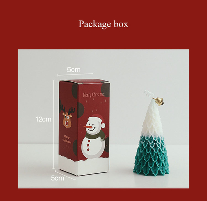 AROMA EV Toptan Lüks Noel Ağacı Şekli Yenilik Soya Balmumu Kokulu Mum