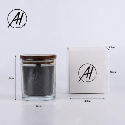 Özel Lüks Çikolata Kokulu Cam Kavanoz Aroma Kokulu Mum 8 OZ