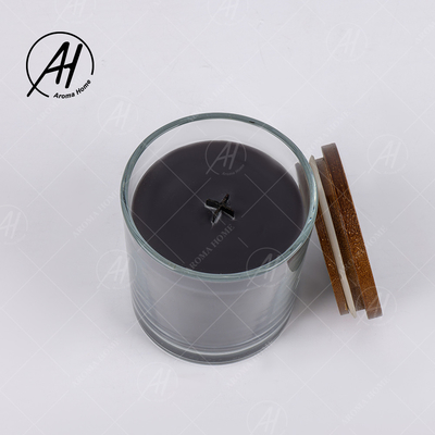 Özel Lüks Çikolata Kokulu Cam Kavanoz Aroma Kokulu Mum 8 OZ