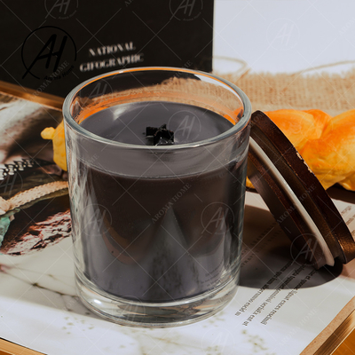 Özel Lüks Çikolata Kokulu Cam Kavanoz Aroma Kokulu Mum 8 OZ