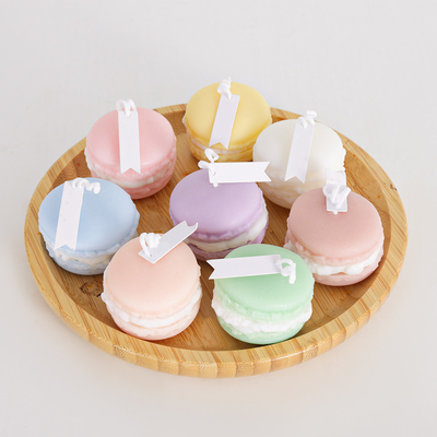 Narin Renklere Sahip Safe Unique Macaron El Yapımı Kokulu Mumlar