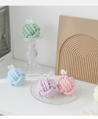 AROMA HOME Özel Yün Top Tasarım İplik Kaba Yün Top Mum Aromaterapi