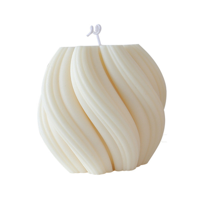 Aroma Home Unique Stock Vortex Şekli Soya Balmumu Düğünler için Kokulu Mum Otel