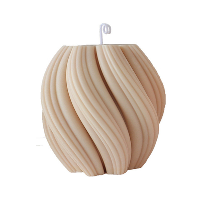Aroma Home Unique Stock Vortex Şekli Soya Balmumu Düğünler için Kokulu Mum Otel