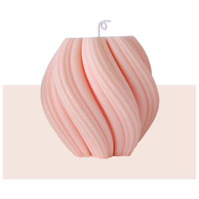 Aroma Home Unique Stock Vortex Şekli Soya Balmumu Düğünler için Kokulu Mum Otel