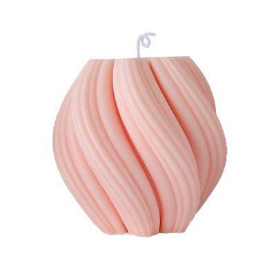 Aroma Home Unique Stock Vortex Şekli Soya Balmumu Düğünler için Kokulu Mum Otel
