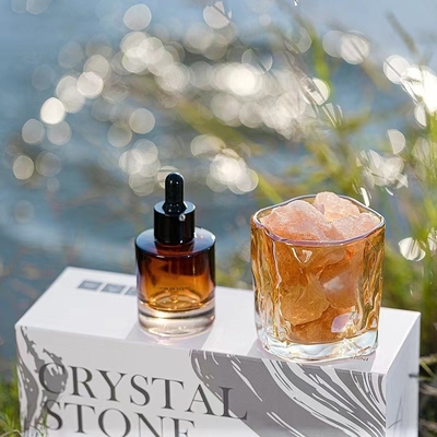 Cam Kavanoz 30ml 260g Kristal Kokulu Mumlar Hediye Seti Lüks Reed Diffuser