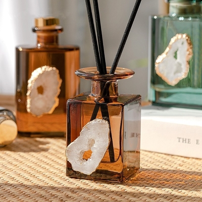 Lüks Ev Parfüm Hava Freshener Özel Etiket Cam Şişe Reed Diffuser Setleri