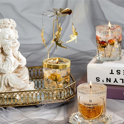 Özel Şeffaf Açık Jelly Balmumu Toplu Candle Yapımı için Jelly Gel Balmumu
