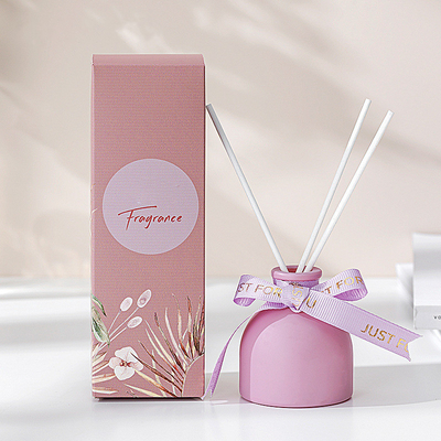 50ml Cam Şişe Parfüm Sapı Aroması Lüks Ev Kokusu Kamış Difüzyonu