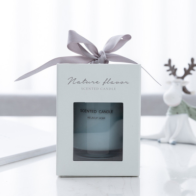 Aroma Home OEM Soya Balmumu Özel Cam Baskı Kokulu Mum
