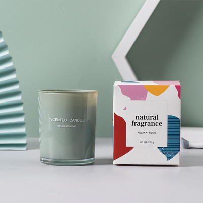 Aroma Home OEM Soya Balmumu Özel Cam Baskı Kokulu Mum