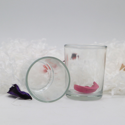 Şeffaf Cam Tealight Mumluk 9 Oz Ahşap Kapaklı 300g