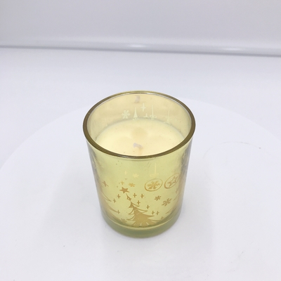 Aromaterapi için Ev Yapımı Sarı Galvanik Aroma Ev Mum