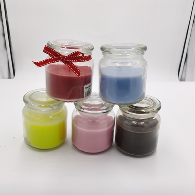 Renkli Şeker Aromalı Kokulu Mumlar Soya Bazlı Mumlar 12oz