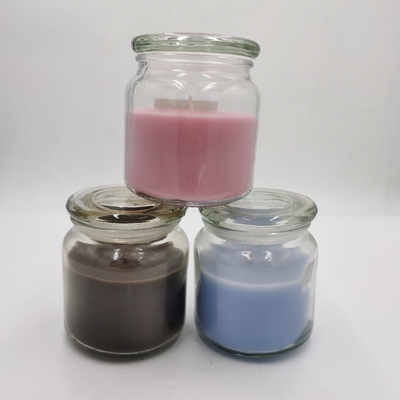Renkli Şeker Aromalı Kokulu Mumlar Soya Bazlı Mumlar 12oz