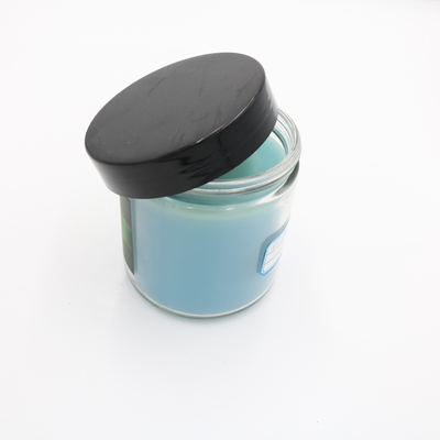 Aroma Home terapötik Mavi Cam Kavanoz Aromaterapi için Kokulu Mum 3 Oz