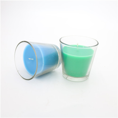 Ev Dekorasyonu İçin Renkli SGS Cam Kavanoz Kokulu Mum 3.5oz