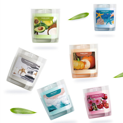 odm Aroma Home 4 Oz Kavanoz Mum Kokulu Düz Cam Mum