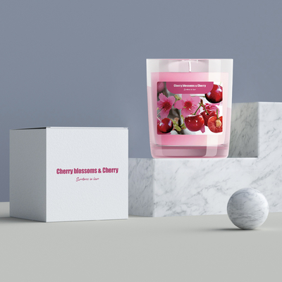 odm Aroma Home 4 Oz Kavanoz Mum Kokulu Düz Cam Mum