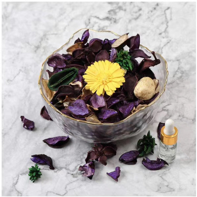 El yapımı kurutulmuş yaprakları Kokulu Aroma Potpuri Poşet Poşet 90g