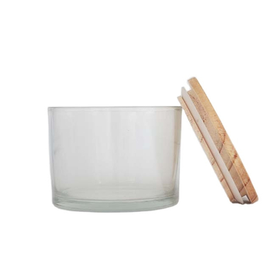 Aroma Home Clear Glass Tealight Mum Bardakları Dekorasyon Merkez Parçaları İçin 11x8