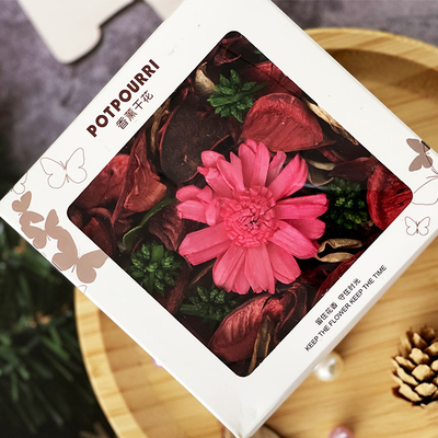 Bahar için OEM Kokulu Gül Petal Potpuri Kuru Çiçek 110g