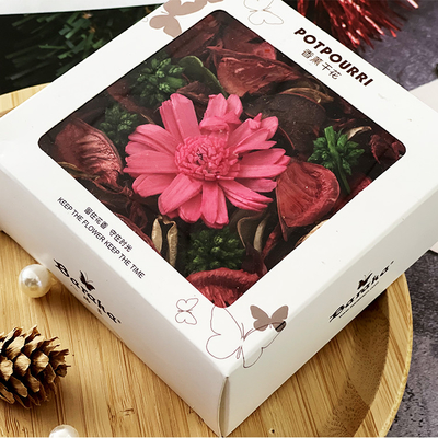 Bahar için OEM Kokulu Gül Petal Potpuri Kuru Çiçek 110g
