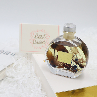 Aroma Reed Difüzör 100ml Kahverengi Kuru Çiçek ile Lüks Hediye Seti