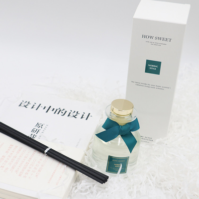 Aroma Reed Difüzör 126ml Yeşil Kurdeleli ve Özel Etiketli Lüks Hediye Seti