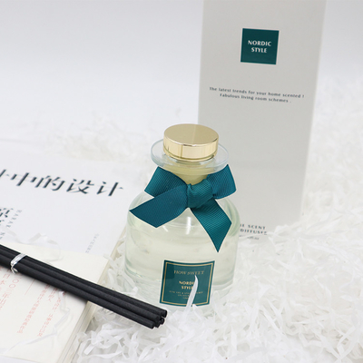 Aroma Reed Difüzör 126ml Yeşil Kurdeleli ve Özel Etiketli Lüks Hediye Seti